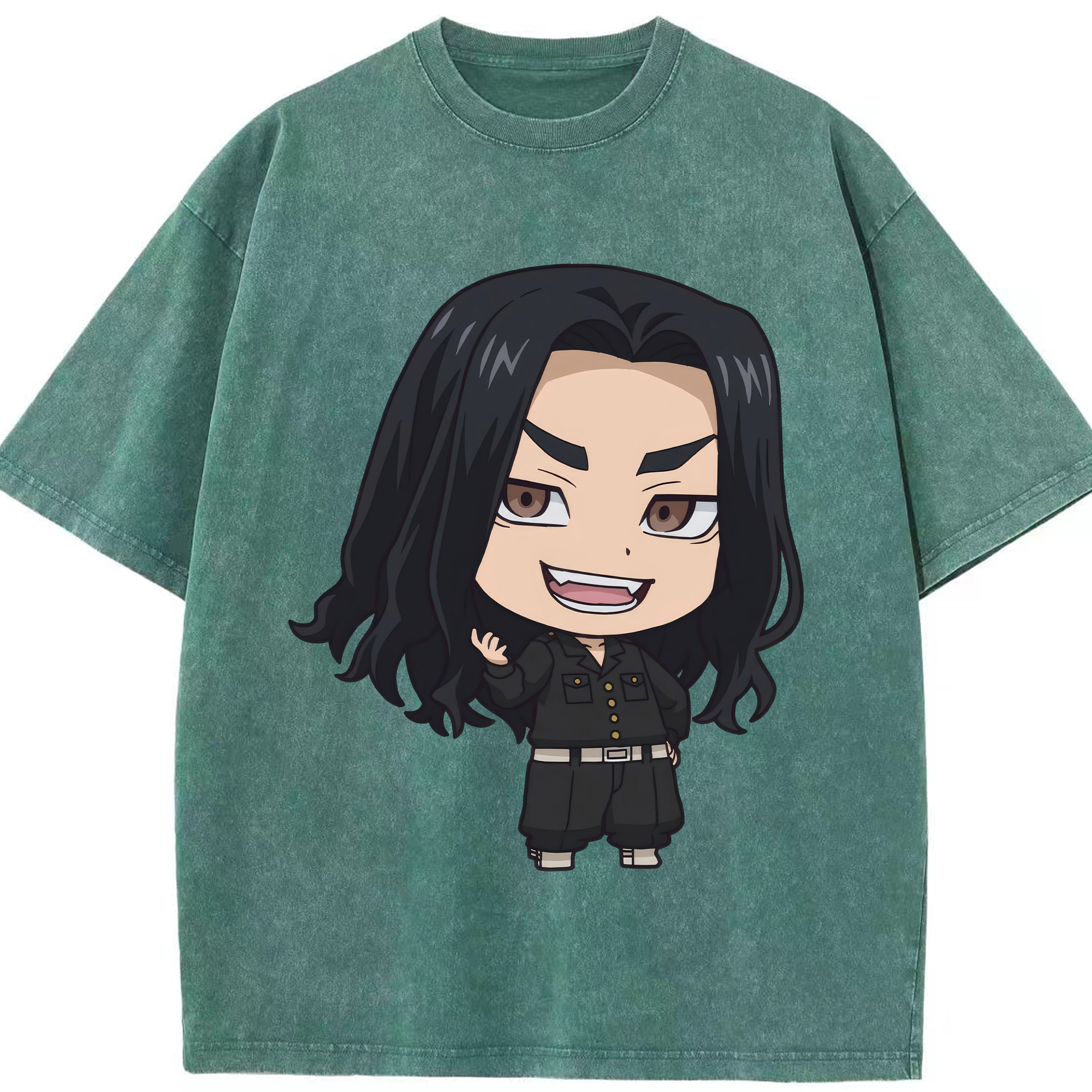 （画像用） 東京リベンジャーズ Tokyo Revengers 綿100% ヴィンテージ風 半袖Tシャツ（フロントプリント）